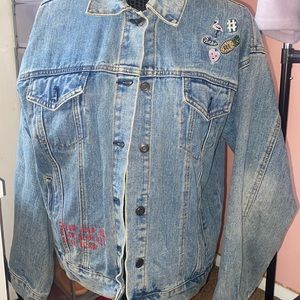 Patched Jean Jacket